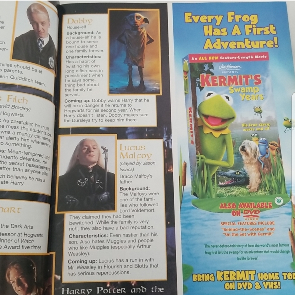 📚 Vintage Kids Tribute Magazine Harry Potter and the Chamber of Secrets 📚 Y2K - Picture 6 of 7